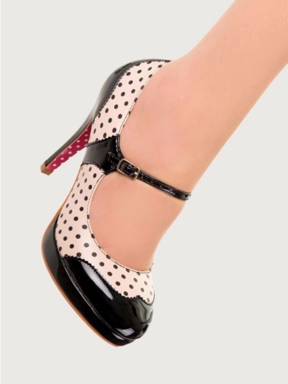 !!!ISO!!! Banned Retro Polka Dot Mary Jane Pumps in Black and White